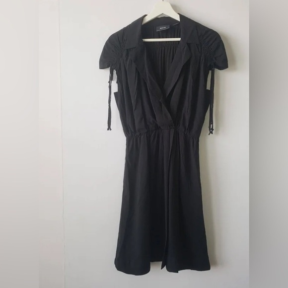 Anthropologie Maeve Carlotta Ruched Shirt Dress Size XS - Picture 5 of 7